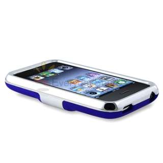   Case Stand w/Chrome+Privacy LCD Protector For iPhone 3 3G 3GS  