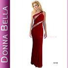   Bella NWT Sexy Sequin Evening Prom Gown Maxi Ladies Fitted Red Dress