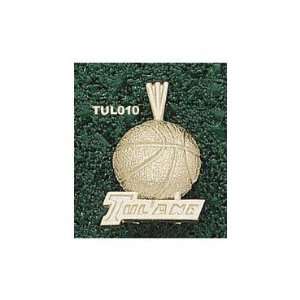  Tulane Green Wave Solid 10K Gold TULANE Basketball 