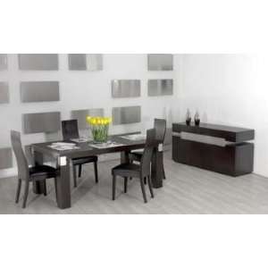  5 PC Escape Wenge Dining Table Set