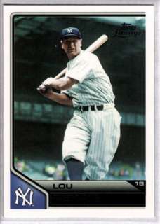 LOU GEHRIG 2011 Topps Lineage #50  