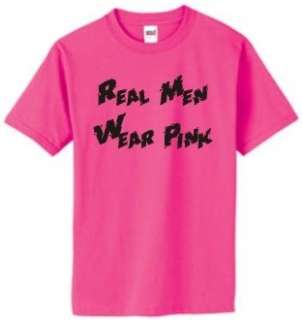  Real Men Wear Pink on 100% Heavy Cotton T Shirt (in 8 