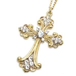  Charm & Rock Crystal Cross Necklace CHARM & ROCK Jewelry
