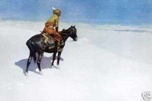 The Scout by Frederic Remington Canvas Giclee  