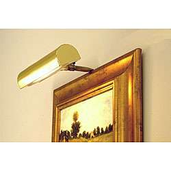 Polished Brass Cordless Picture Light  