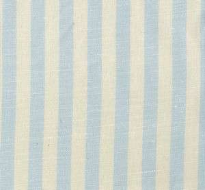 Pastel Yellow and Blue Stripe Fabric 36x56 NEW  