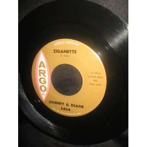  bull whip 45 rpm single JOHNNY & DIANE Music