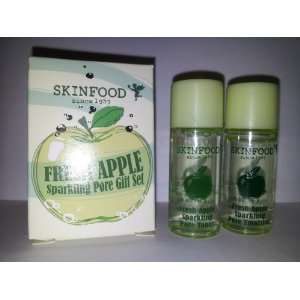   Fresh Apple Sparkling Pore Gift Set (Toner,emulsion .Sample) Beauty