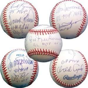 Major League MVP Autographed Baseball 