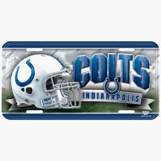  Indianapolis Colts Embossed Hi Definition Metal License 