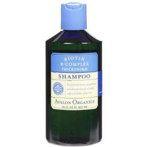  Avalon Organics  Biotin B Complex Thickening Shampoo, 14oz 