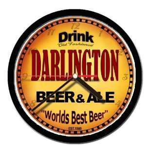  DARLINGTON beer ale wall clock 