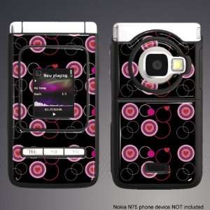  Nokia N75 spirodots red/pink Gel skin n75 g3 Everything 