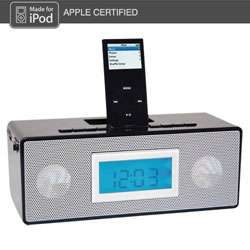 iSnooze SA 50188c ip Alarm Clock Radio Speaker iPod Dock   
