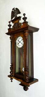 Antique, German Junghans wall clock at 1900 R=A pendulum  