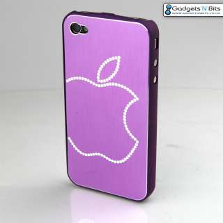   Thin Case Cover Bumper Apple iPhone 4 with BLING Apple Logo  