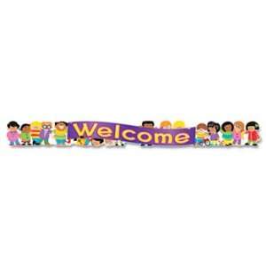  Quotable Expressions Wall Banners, Welcome Kids, 10 ft 