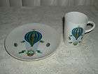 GEORGES BRIARD Forbidden Fruit Apple Snack Plate Cup  