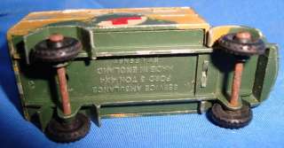 Old Vintage Die Cast Lesney Army Ambulance Toy England  