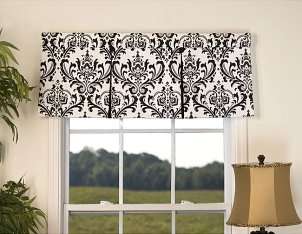 window valance accents a room