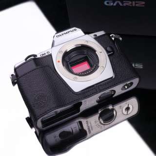 Gariz New leather camera half case for Olympus OM D EM5 E M5 body 