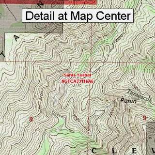   Map   Santa Ysabel, California (Folded/Waterproof)