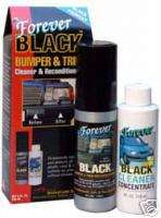 FOREVER BLACK Bumper Trim Kit Fender Flare Molding Dye 704168620819 