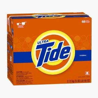 Tide Ultra Powder Laundry Detergent, Original Scent, 68 Loads, 95 