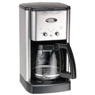   1200 Brew Central 12 Cup Programmable Coffeemaker, Black/Brushed Metal