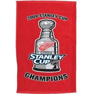  Detroit Red Wings Red 2008 Stanley Cup Champions Sports 