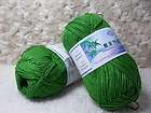   Natural Bamboo Cotton Knitting Yarn Lot;Sport;200g​;Dark Green 7