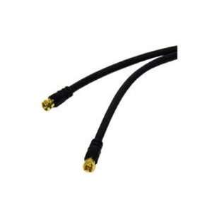  CABLES TO GO 3ft F Type RG6 Coaxial Video Cable Black 