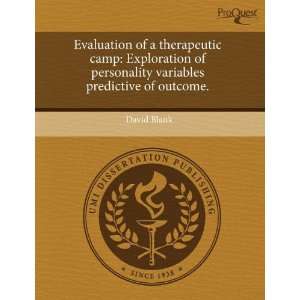  Evaluation of a therapeutic camp Exploration of 