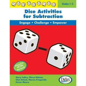    6 Pack DIDAX DICE ACTIVITIES FOR SUBTRACTION 