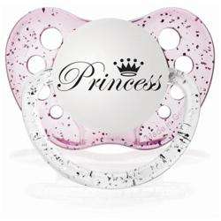 Personalized Pacifiers Princess Pacifier Glitter Pink  