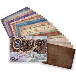 Once Upon A Time Matstack Paper with Glitter (Pack of 72)   