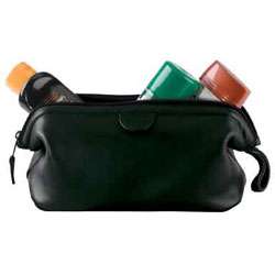 Royce Mens Faux Leather Toiletry Bag  