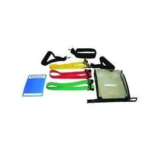 Cando Fitness Adjustable Resistance Band System   3 Band System (Red 