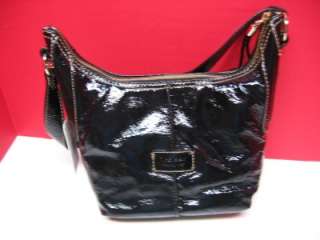 109 THE SAK PACIFIC BLACK PATENT LEATHER NEW STYLE 103691 PURSE BAG 
