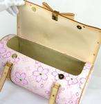   Vuitton PINK Cherry Blossom Papillon MURAKAMI Hand Bag #920  