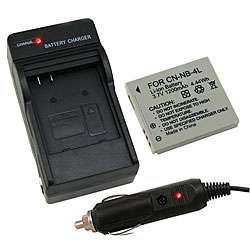 Two Batteries/ Charger for Canon NB 4L Powershot  