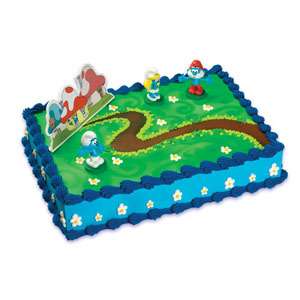 SMURF CAKE KIT BIRTHDAY PARTY TOPPER FAVOR PAPPA  