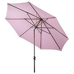 Lauren & Co Aluminum Pink Patio Umbrella  