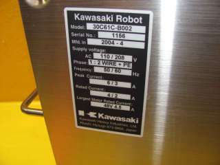 Kawasaki Robot Slave Controller 30C61C B002 0190 12377  