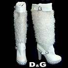 now calculate popoular real fox fur boots by dolce gabbana 4 d g $ 