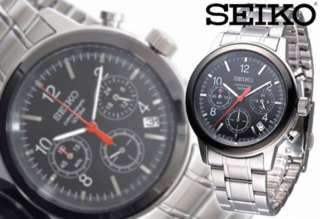 Seiko Mens Chronograph Sports Quartz 100M Watch SSB011 SSB011P1 