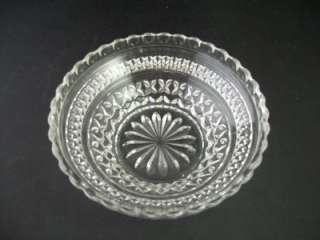 Anchor Hocking WEXFORD Clear Glass Candy Nut Dish  