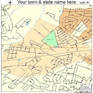  Street & Road Map of Sinking Spring, Pennsylvania PA 