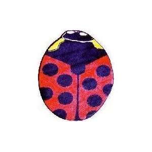 Red Lady Bug Rug 35x39 Baby