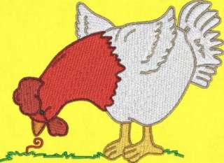 Chicken Rooster Farm Machine Embroidery Designs CD Set  